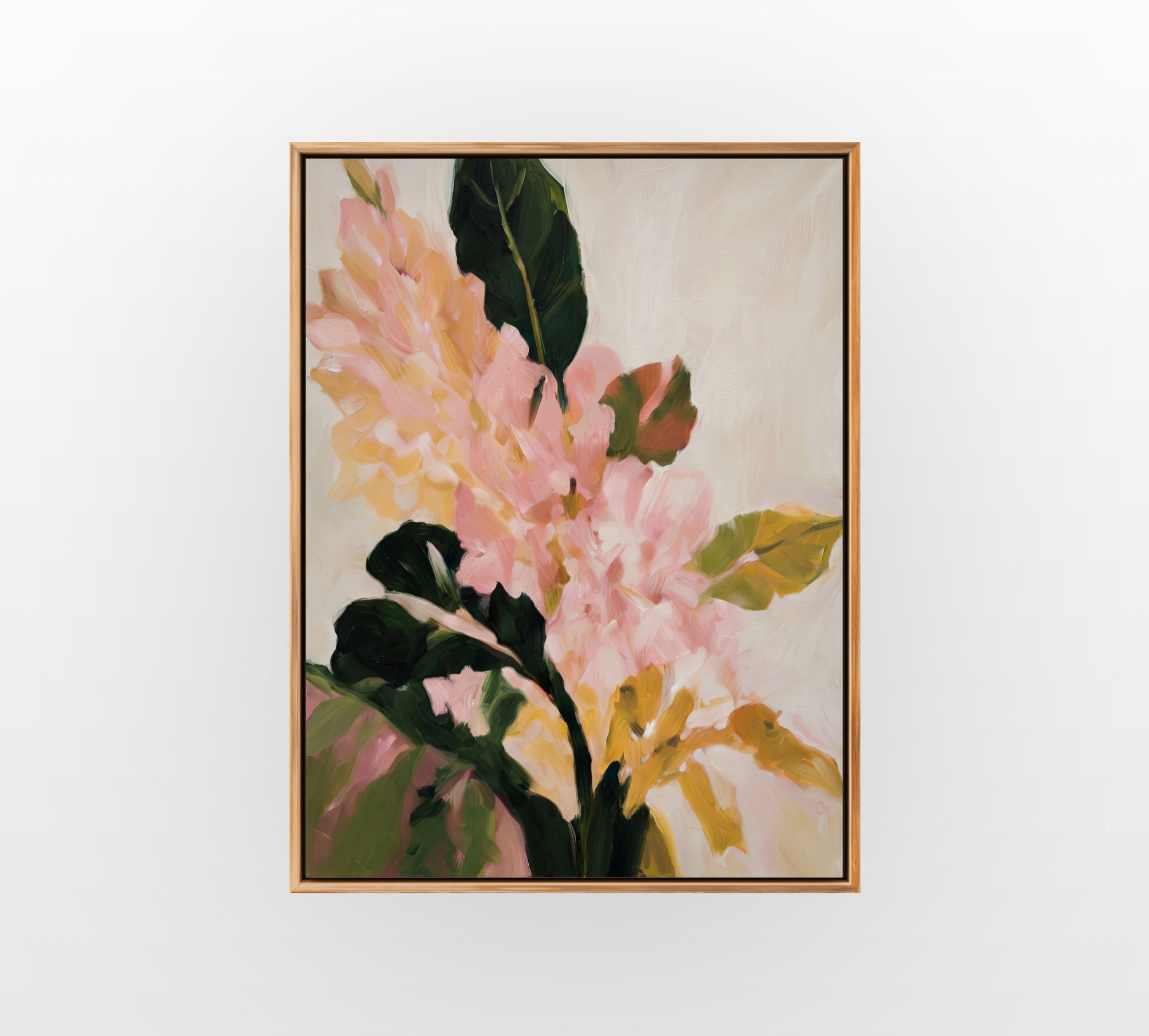 Wild Pink Blossom - Hand-Painted Artwork - #ART-BT-S-08