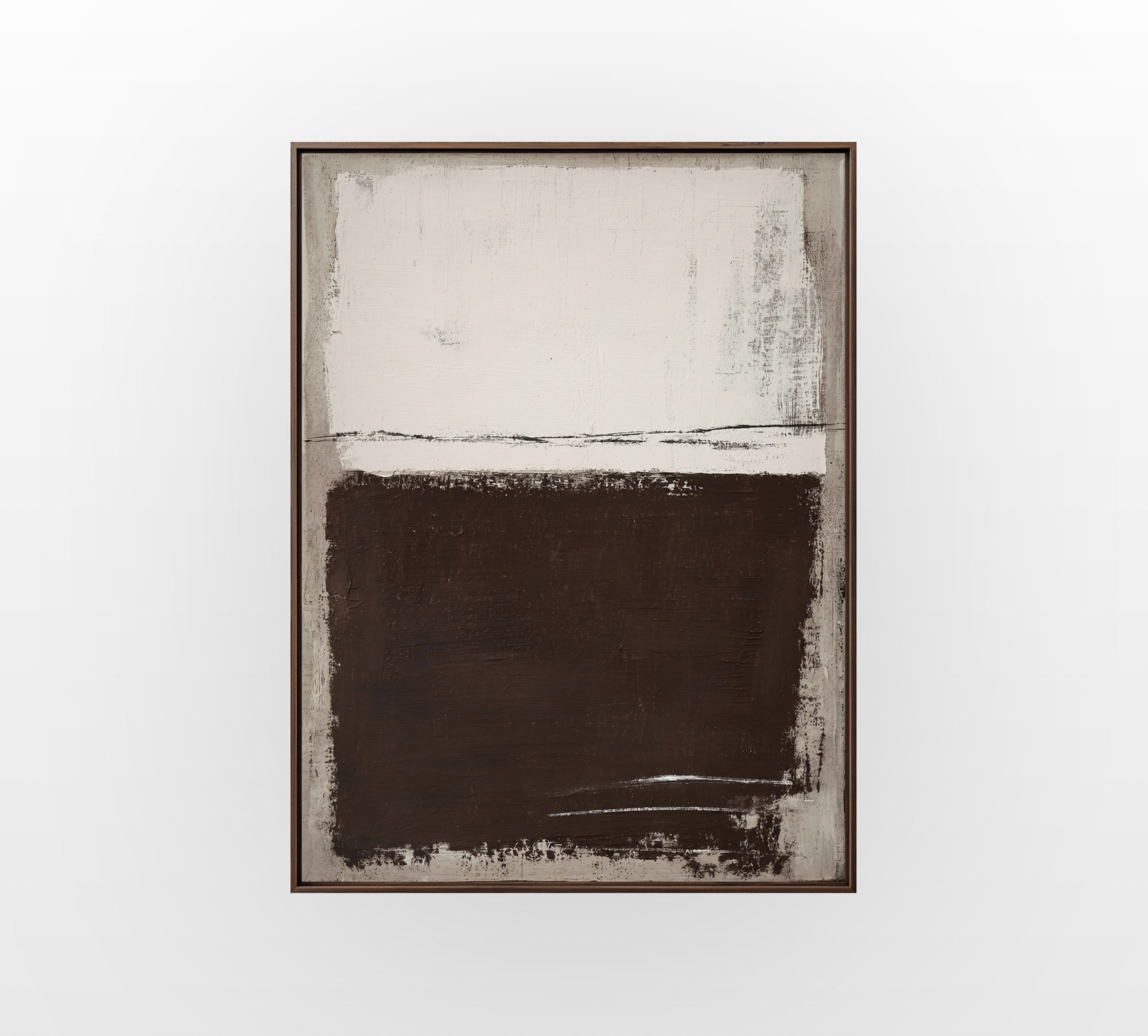 Cream Dark Divide - Hand-Painted Artwork - #ART-GM-S-05